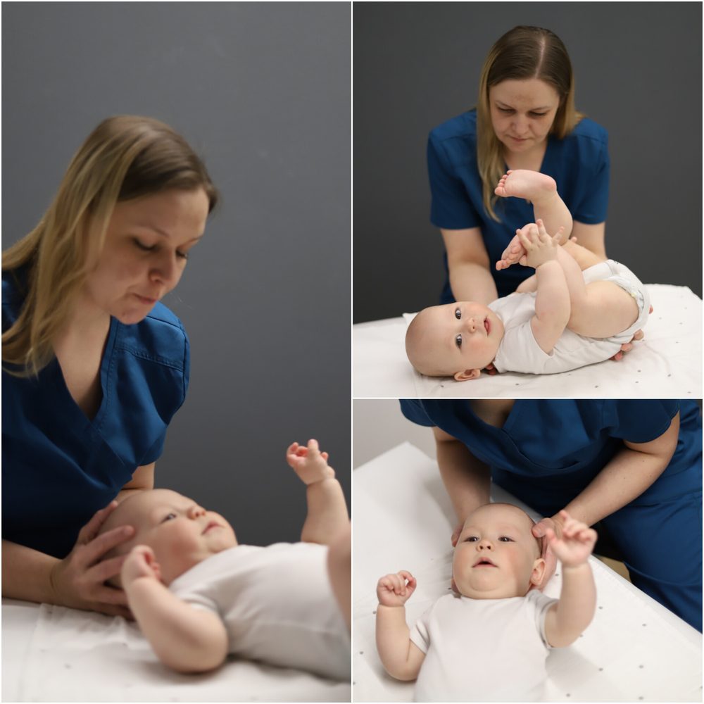 Delikatne techniki osteopatyczne podczas wizyty niemowlęcia